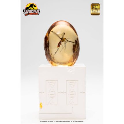 Toynami ECC Jurassic Park statue Elephant Mosquito dans l'ambre 10cm