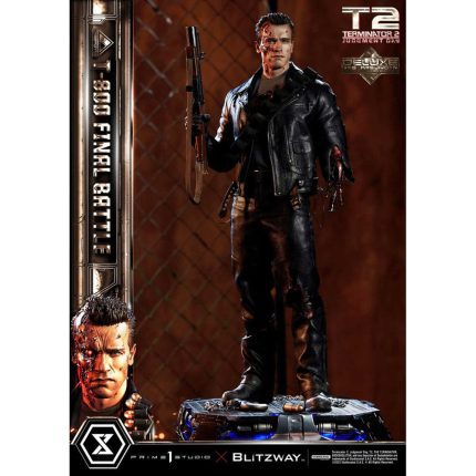 Prime 1 - Terminator 2 Judgment Day T-800 Final Battle Deluxe Bonus Version - Museum Masterline Series 1/3