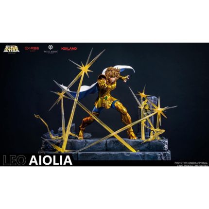 Aiolia 1/6 Leo Gold Saint Statue Saint Seiya | Zodiakos Studio