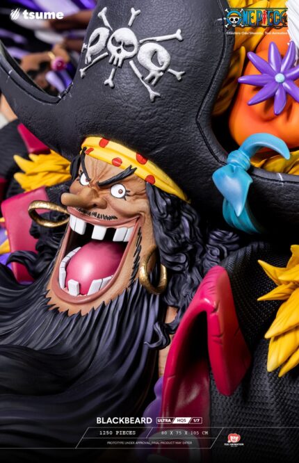 Statue Blackbeard – Figurine One Piece Résine Collector Marshall D. Teach Yami Yami no Mi