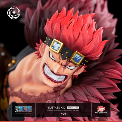Statue Eustass Kid – Figurine One Piece Collector avec Bras Mécanique en Résine Premium