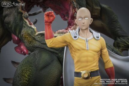Statue Saitama – Figurine One Punch Man Résine Collector Héros Cape Chauve
