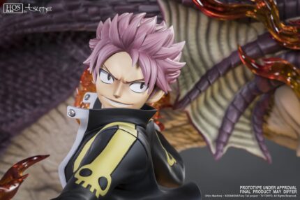 Statue Natsu Dragneel – Figurine Fairy Tail Résine Collector | Dragon Slayer de Feu