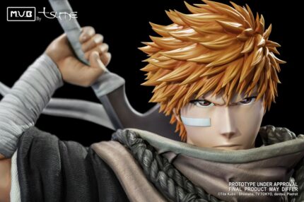 Statue Ichigo Kurosaki – Figurine Bleach Résine Collector | Bankai, Hollow Form & Tensa Zangetsu