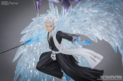 Statue Tōshirō Hitsugaya – Figurine Bleach Résine Collector | Capitaine de Glace Hyorinmaru