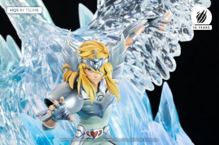 Statue Cygnus Hyoga – Figurine Saint Seiya Résine Collector Chevalier du Cygne