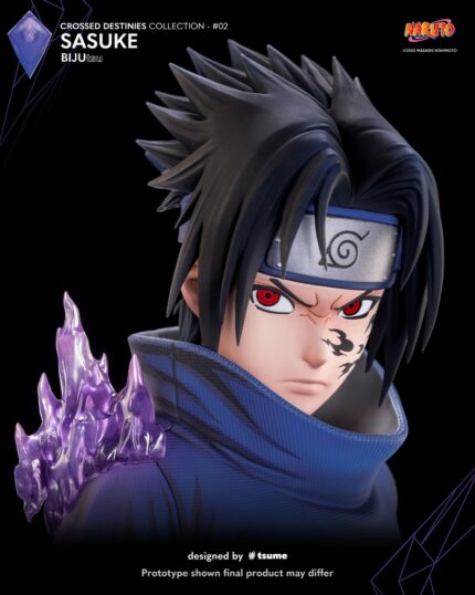 Statue Sasuke Uchiha BIJUTSU – Figurine Artistique de Collection Naruto Shippuden
