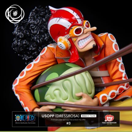 Statue Usopp Dressrosa – Figurine One Piece Collector Sniper God U en Édition Limitée