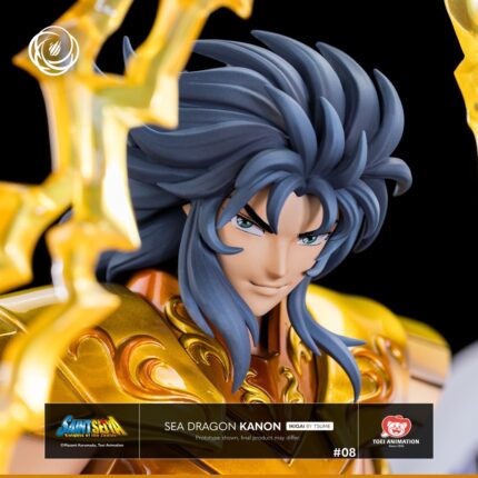 Statue Sea Dragon Kanon – Figurine Saint Seiya Poseidon de Collection Édition Limitée